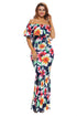 Print Off-The-Shoulder Maxi Dress